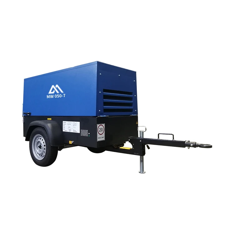 Compresseur d'air à vis mobile diesel