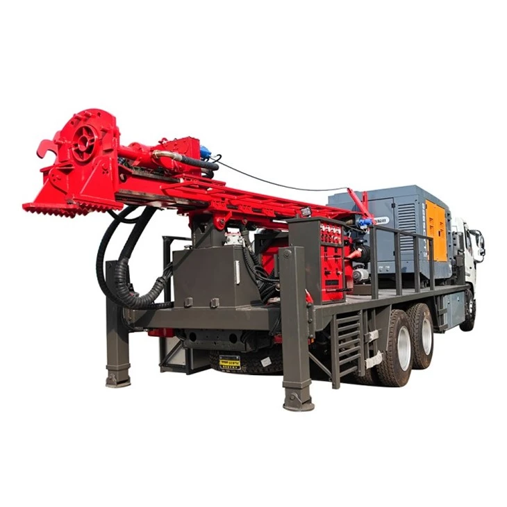 Plate-forme de forage de puits d'eau montée sur véhicule à circulation inverse MW200Ⅳ