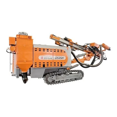 Machine de forage DTH intégrée sur chenilles