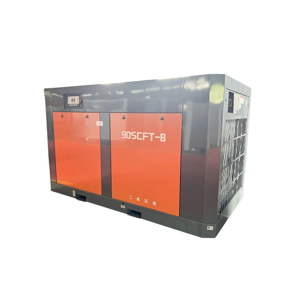 Compresseur d'air rotatif électrique monté sur camion